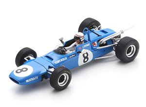 Matra MS7 No.8 Winner Grand Prix de Pau F2 1968 Jackie Stewart (ミニカー)