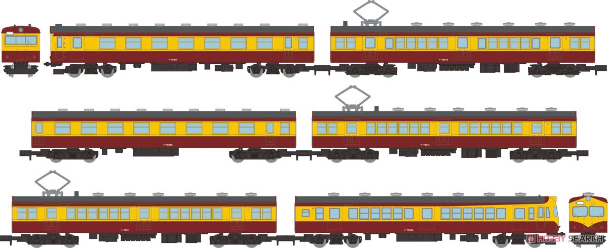 鉄道コレクション 国鉄 70系 新潟色 (6両セット) (鉄道模型) その他の画像1