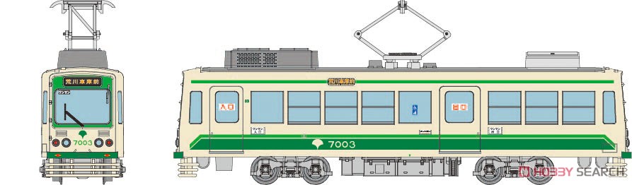 鉄道コレクション 東京都交通局 7000形 (更新車・新塗装) (鉄道模型) その他の画像1