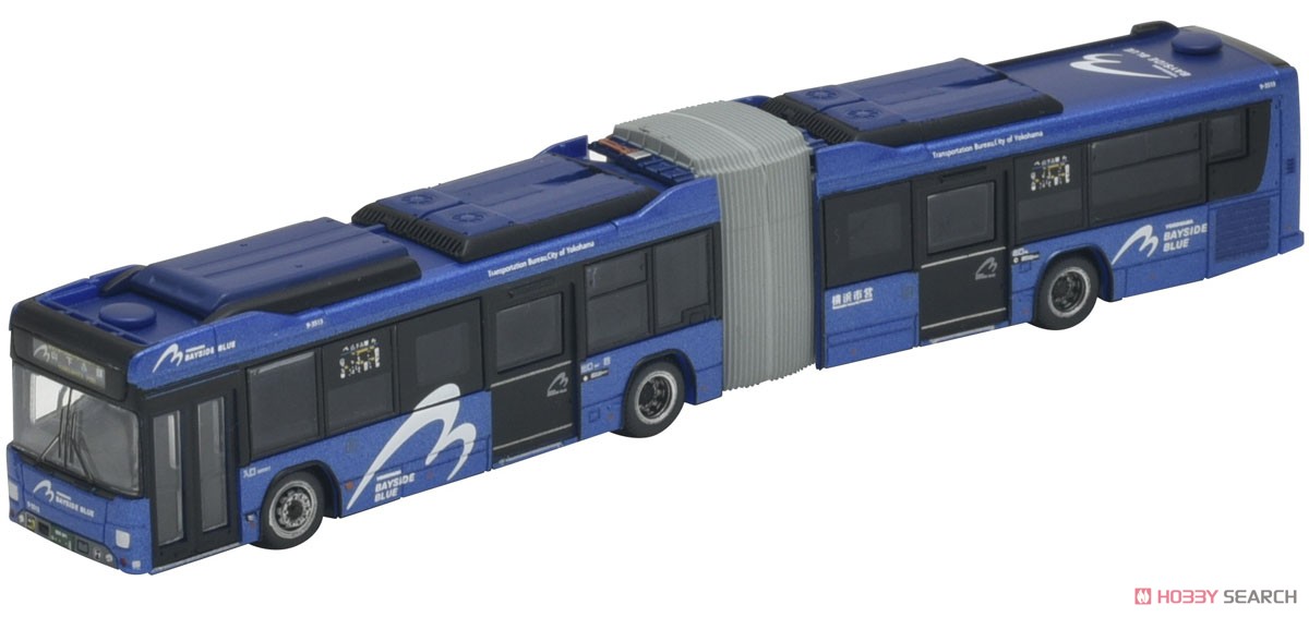 ザ・バスコレクション 横浜市交通局 YOKOHAMA BAYSIDE BLUE 連節バス (鉄道模型) 商品画像1