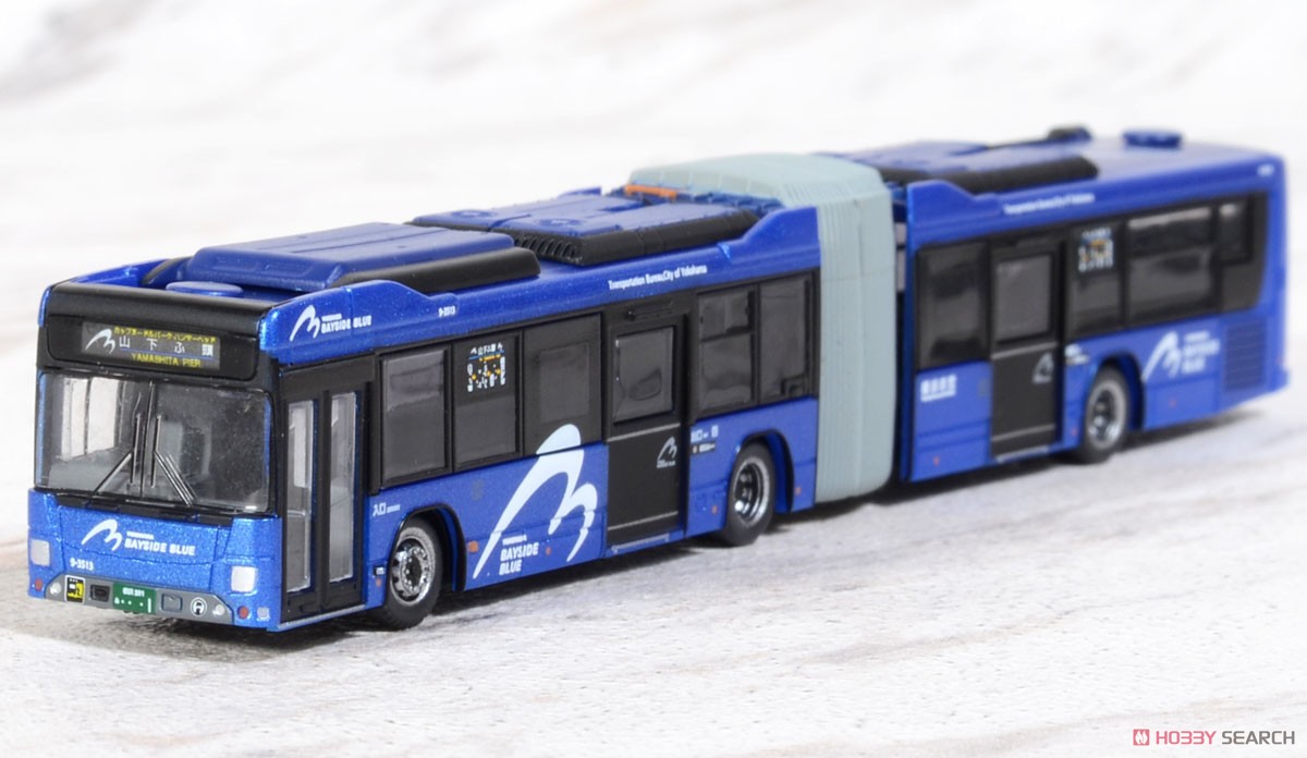 ザ・バスコレクション 横浜市交通局 YOKOHAMA BAYSIDE BLUE 連節バス (鉄道模型) 商品画像4