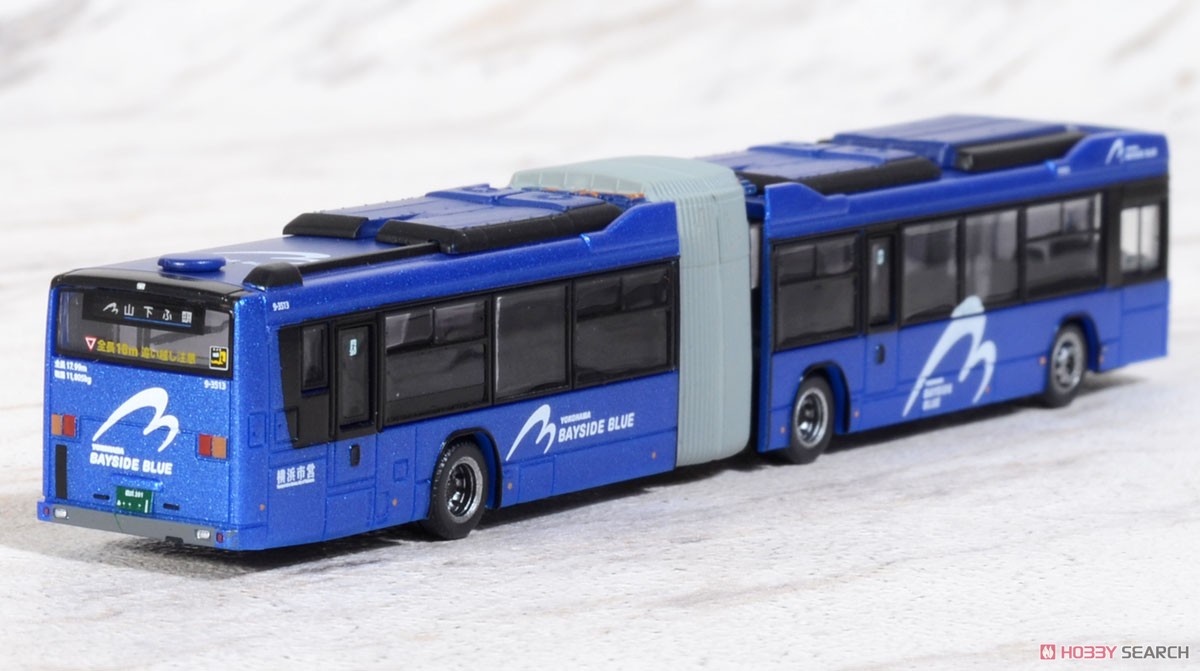 ザ・バスコレクション 横浜市交通局 YOKOHAMA BAYSIDE BLUE 連節バス (鉄道模型) 商品画像5