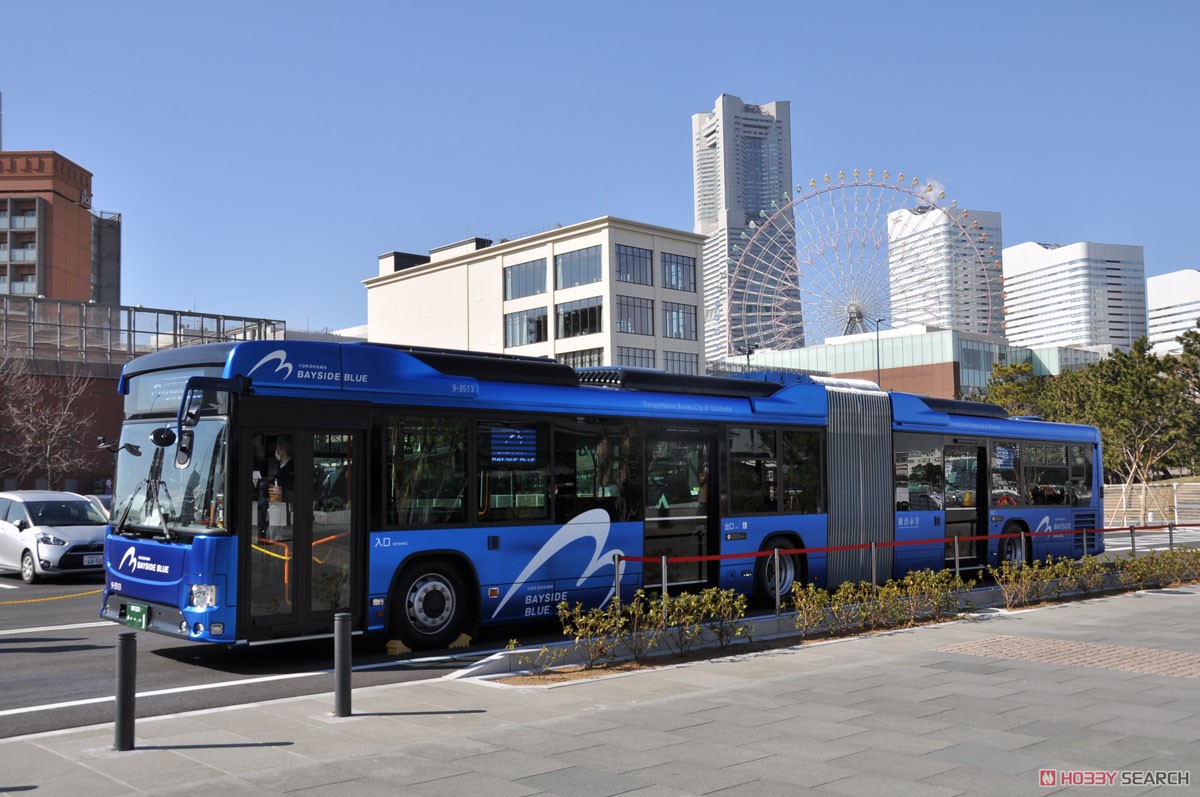 ザ・バスコレクション 横浜市交通局 YOKOHAMA BAYSIDE BLUE 連節バス (鉄道模型) その他の画像2