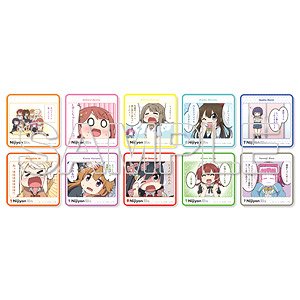 [Nijiyon -Love Live! Nijigasaki High School School Idol Club Yonkoma-] 1 Frame Election Trading Mini Towel (Set of 10) (Anime Toy)