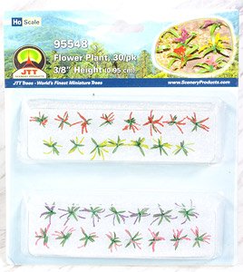 95548 (HO) Flower Plant, 30/pk 3/8`` Height (0.95 cm) (Model Train)