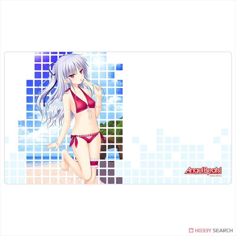 [Angel Beats!] ラバーマット (赤目天使/水着) (カードサプライ) 商品画像1