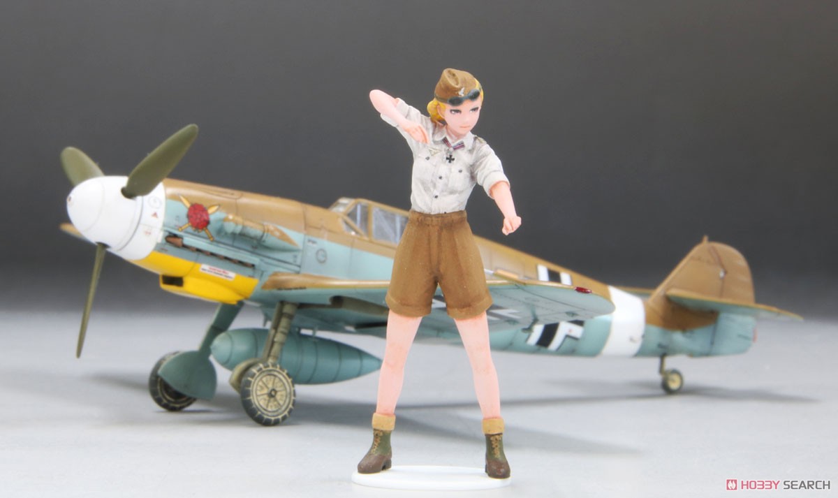 歴装ヲトメ Rosa(ローザ) w/1/72スケール Bf109F-4 trop (プラモデル) 商品画像1