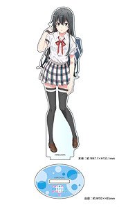 My Teen Romantic Comedy Snafu Climax [Especially Illustrated] Yukino Big Acrylic Stand (Rain Shelter) (Anime Toy)