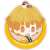 Demon Slayer: Kimetsu no Yaiba Die-cut Wooden Coaster Zenitsu Agatsuma Deformed Ver. (Anime Toy) Item picture1