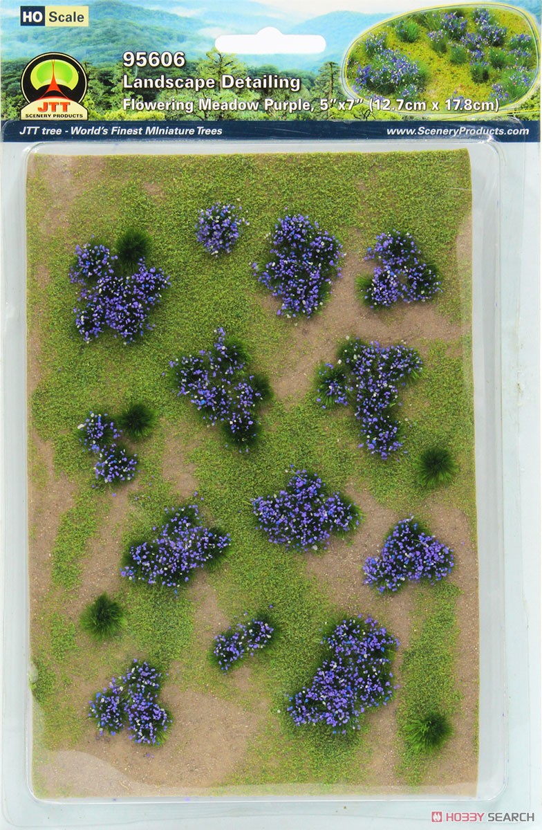 95606 (HO) ジオラマシート 紫の花咲く牧草地 HOスケール (鉄道模型) 商品画像1