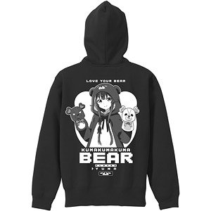 くまクマ熊ベアー ユナ ジップパーカー BLACK XL (キャラクターグッズ)