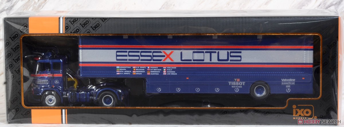 ボルボ F89 Essex Lotus レーシングトランスポーター (ミニカー) パッケージ1