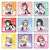 Love Live! Sunshine!! Square Can Badge Maid Costume Ver. (Set of 9) (Anime Toy) Item picture1