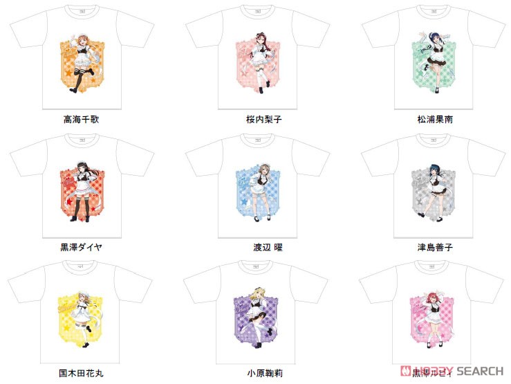 ラブライブ！サンシャイン!! Tシャツ 黒澤ダイヤ メイド服ver. (キャラクターグッズ) その他の画像1