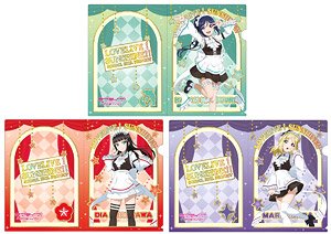 Love Live! Sunshine!! A4 Clear File Set 3rd Graders Maid Costume Ver. (Anime Toy)