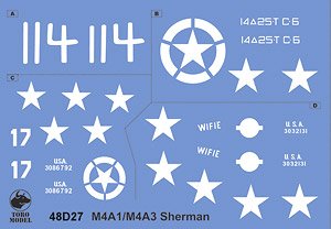 US Army Shermans at ETO vol.1 (Decal)