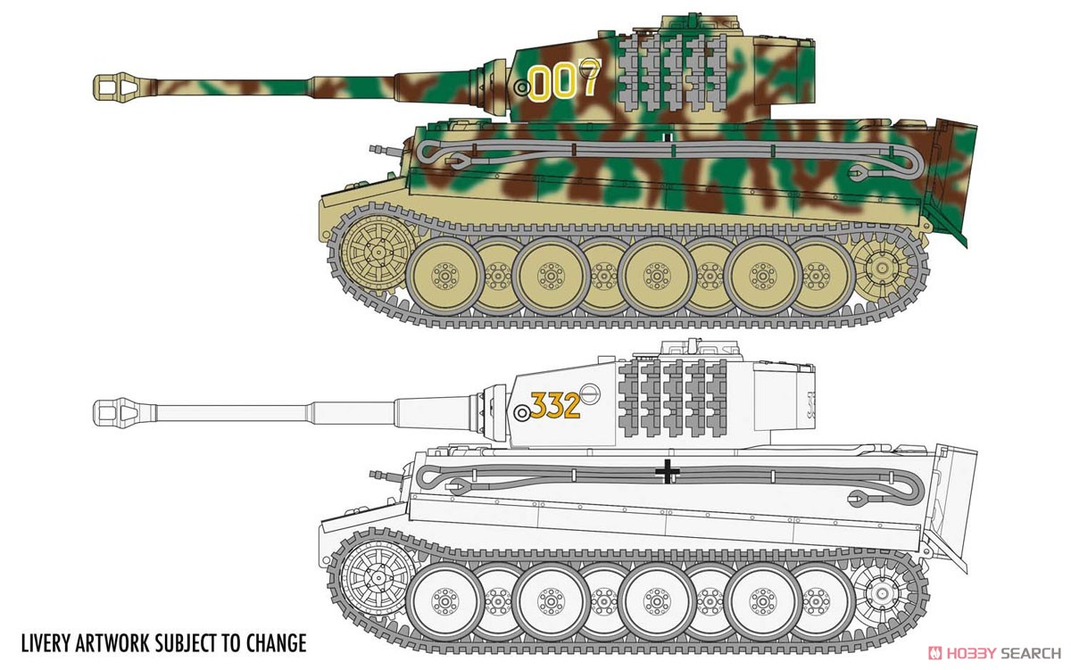 タイガーI (プラモデル) 塗装1