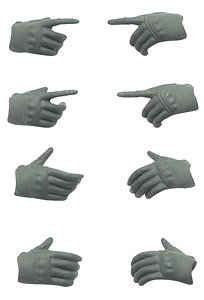 LittleArmory-OP05: figma Tactical Gloves (Mas Grey) (PVC Figure)