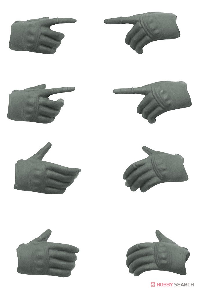 LittleArmory-OP05: figma Tactical Gloves (Mas Grey) (PVC Figure) Item picture1