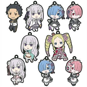 Re:Zero -Starting Life in Another World- Rubber Strap Collection (Set of 9) (Anime Toy)