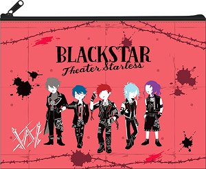 [Black Star -Theater Starless-] Flat Pouch Team W (Yuru Palette) (Anime Toy)