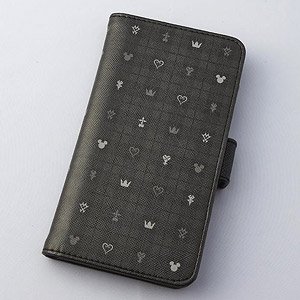 Kingdom Hearts III Notebook Type Smart Phone Case [Monogram] (Anime Toy)