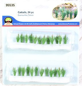 95535 (HO) Cattails, 24 pc (Model Train)