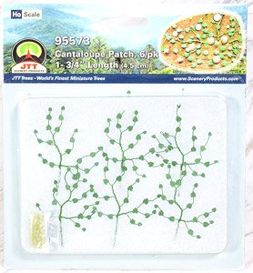 95573 (HO) マスクメロン HOスケール (6つるセット) [Cantaloupe Patch, 6/pk 1-3/4`` Length (4.5 cm)] (鉄道模型)