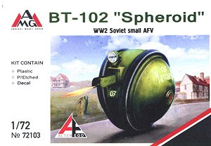 BT-102 `Spheroid` WWII Soviet Small AFV (Plastic model)
