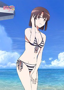 Saekano: How to Raise a Boring Girlfriend Fine Especially Illustrated B2 Tapestry (Megumi/Swimsuit) (Anime Toy)
