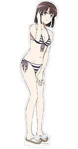 Saekano: How to Raise a Boring Girlfriend Fine Big Acrylic Stand (Megumi/Swimwear) (Anime Toy)