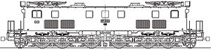 1/80(HO) [Limited Edition] J.N.R. Electric Locomotive Type EF13 #24 Box Type Body Type-E (Hitachi Custom, Body High) (Pre-colored Completed) (Model Train)