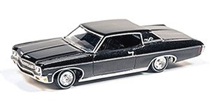 1970 Chevy Impala SS Lowrider Black (Diecast Car)