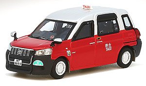 トヨタ・コンフォートハイブリッドタクシー [香港版JPN TAXI] アバン[レッド] (ミニカー)