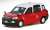 Toyota Comfort Hybrid Taxi [JPN Taxi Hong Kong Ver.] Urban [Red] (Diecast Car) Item picture1