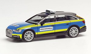 (HO) アウディ A6 アバント `test vehicle Police` (鉄道模型)