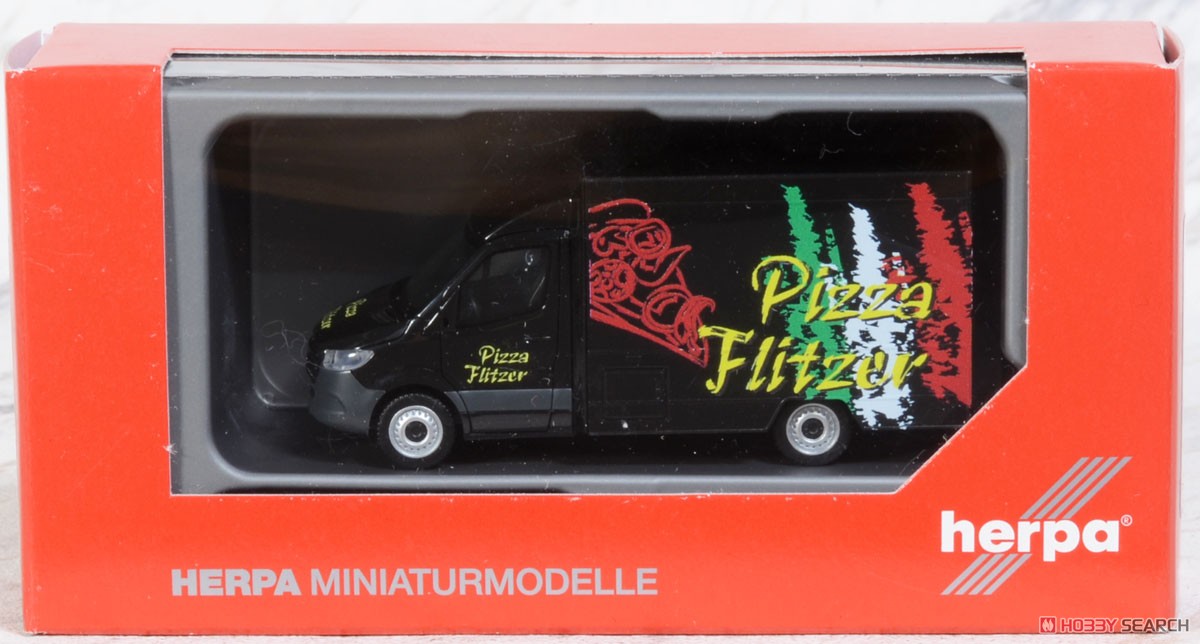 (HO) メルセデスベンツ スプリンター フードトラック `Pizza Flitzer` (鉄道模型) パッケージ1