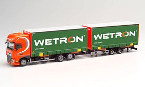 (HO) DAF XF Euro 6 SSC ボリュームトレーラー `Wetron` (鉄道模型)