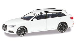 (HO) Audi A4 Black Edition White (Audi A4 Avant) (Model Train)