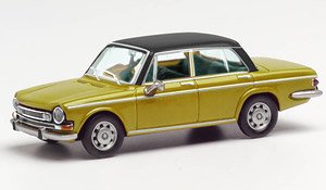 (HO) Simca 1301 Special Gold / Black (Model Train)