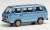 (HO) Volkswagen T3 Bus with BBS Wheel Blue Metallic (Model Train) Item picture1