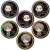 The Millionaire Detective Balance: Unlimited Trading Can Badge Vol.2 (Set of 6) (Anime Toy) Item picture1