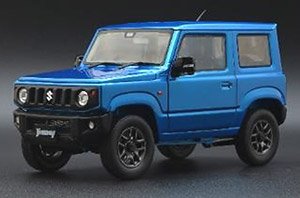 スズキ ジムニー (JB64) 2018 ブリスクブルーメタリック RHD (ミニカー)