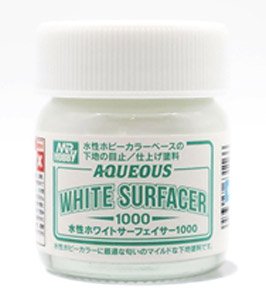 水性ホワイトサーフェイサー1000 (ビンタイプ) (40ml) (下地材)