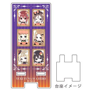 Smartphone Chara Stand [Yuki Yuna is a Hero: The Wasio Sumi Chapter/Hero Chapter] 02 Assembly Design Halloween Ver. (Mini Chara) (Anime Toy)