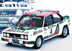 フィアット 131 アバルト クラッシュバージョン 1978年ラリー・ポルトガル 1位 #4 Markku Alen / Ilkka Kivimaki (ミニカー)