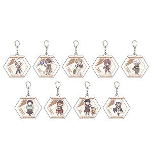 Acrylic Key Ring [Bungo Stray Dogs] 08 Journey Ver. Box (GraffArt) (Set of 9) (Anime Toy)