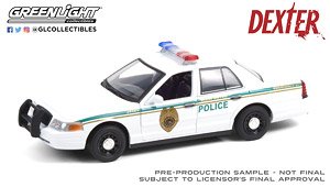 Dexter (2006-13 TV Series) - 2001 Ford Crown Victoria Police Interceptor - Miami Metro Police Departmen (Diecast Car)