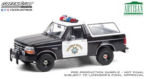 Artisan Collection - 1995 Ford Bronco - California Highway Patrol (ミニカー)
