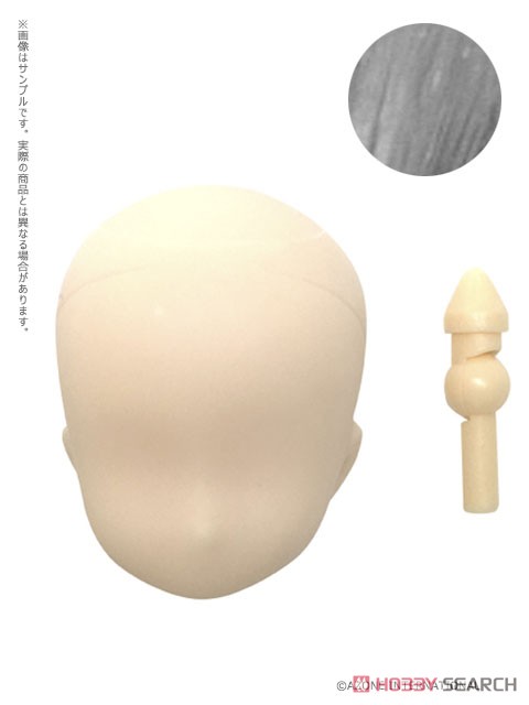 ピコニーモS用ヘッド (ホワイト) (ヘアーの色/シルバー) (ドール) 商品画像1